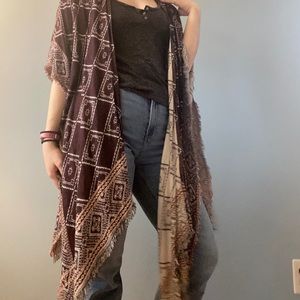 Ecote from UO boho kimono cardigan XS-M